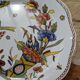 Very beautiful old plate decorated with Rouen, handmade by Geo Martel
