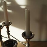 Scandinavian chrome modular candle holder 1960
