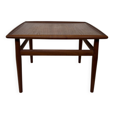 Table basse vintage Grete Jalk Teck design danois Glostrup