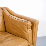 3-seater sofa in cognac leather, Georg Thams, 1960s, Grant Mobelfabrik, publisher