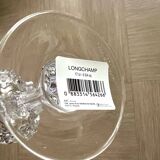 Lot 12 verres à pieds cristal d’ arques neufs « Longchamp »
