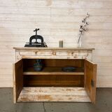 White patinated buffet