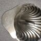 Large shell dish in silver metal Christofle Fleuron