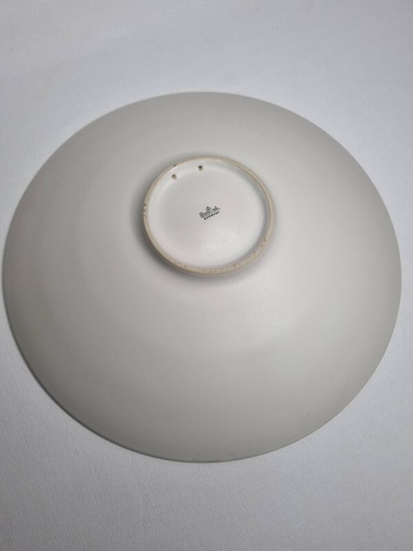 Grand plat Rosenthal 36 cm Gilbert Portanier décor abstrait signé années 70