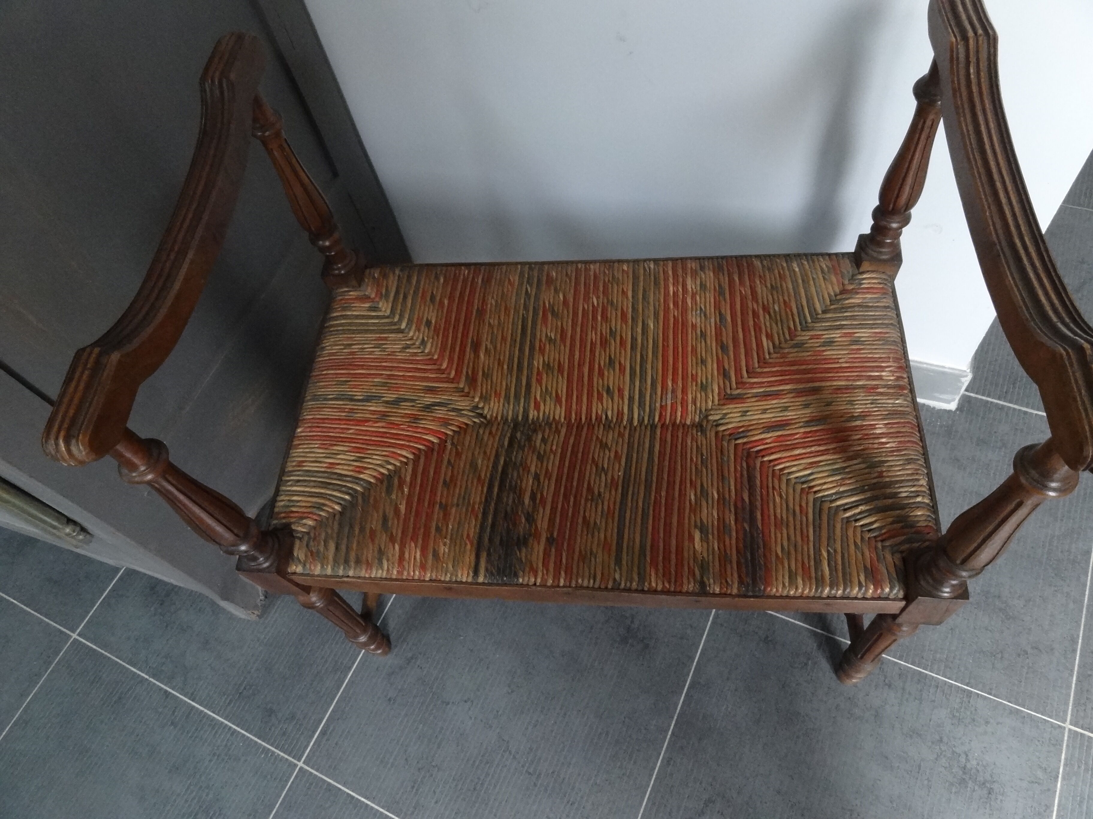 Bench mulched Louis Philippe