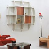 Bibliothèque du système mural Tyco Manfredo Massironi, années 1970