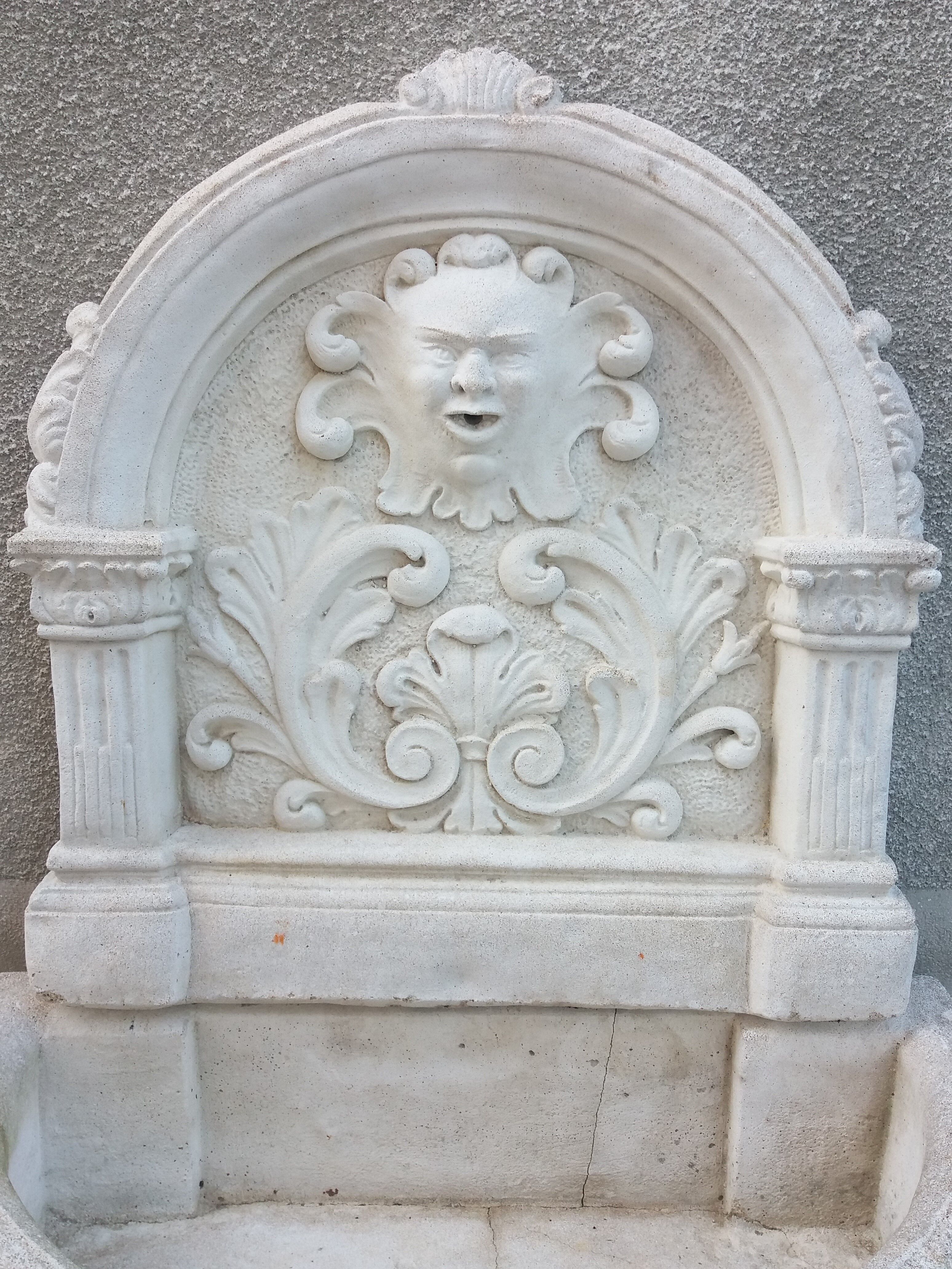 Louis XVI-style garden fountain