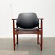 Fauteuil King en Teck Danois du Milieu du Siècle par Arne Hovmand Olsen pour Onsild Møbelfabrik et Jutex, années 1950