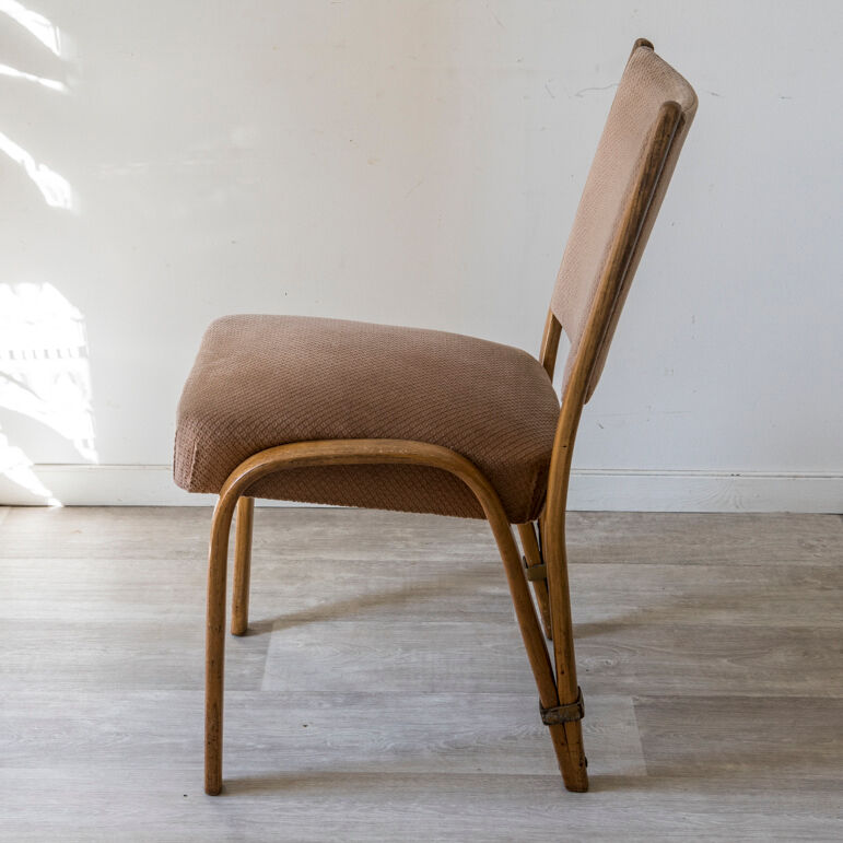 6 Bow Wood chairs by Steiner