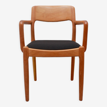 Fauteuil en chêne des années 1970, Juul Kristensen