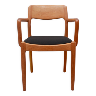 Fauteuil en chêne des années 1970, Juul Kristensen