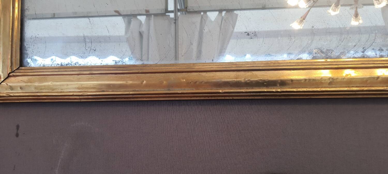 Brass mirror