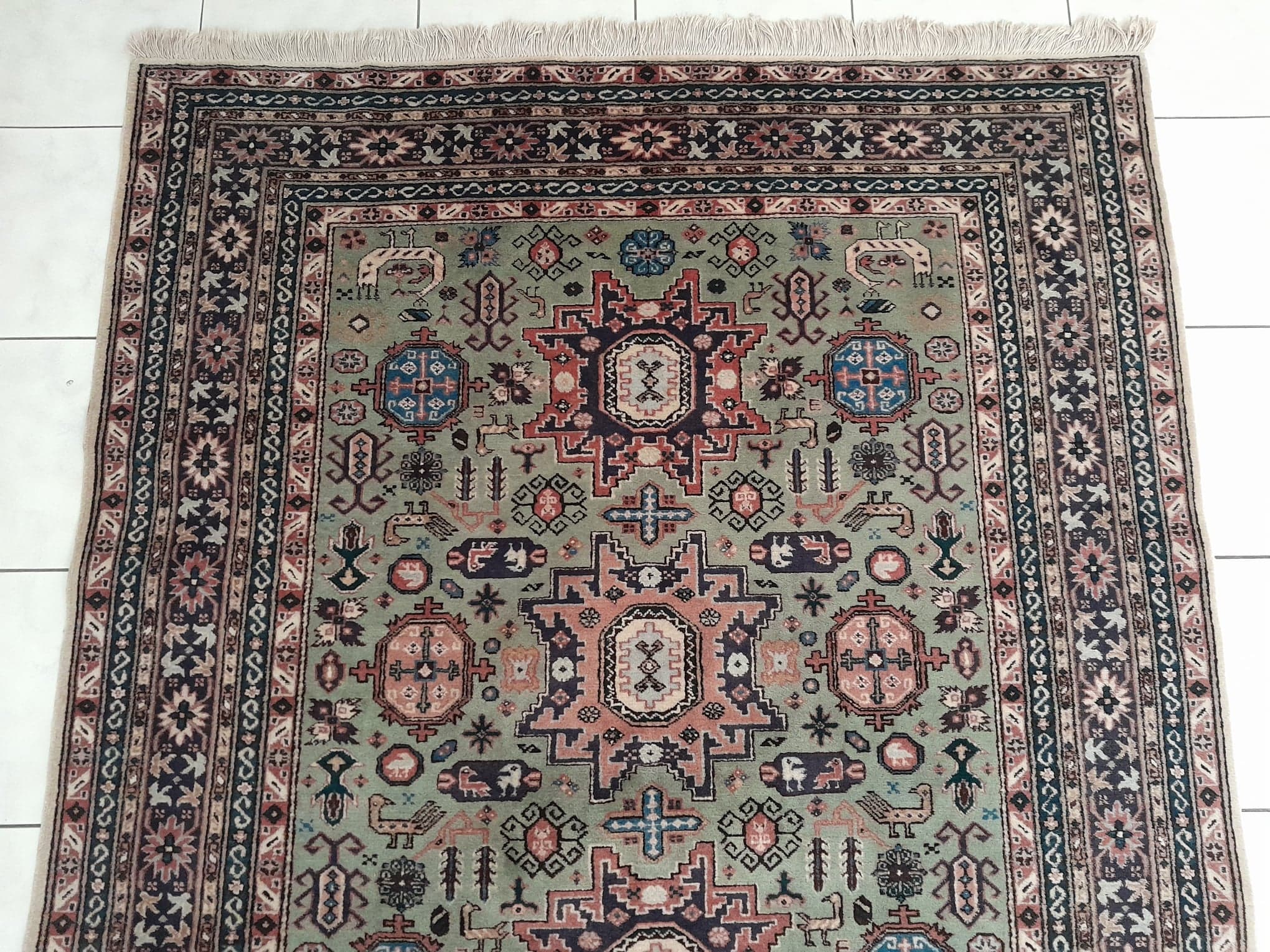 Handmade Caucasian rug 263x158cm