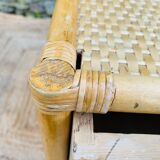 Rattan bedside table
