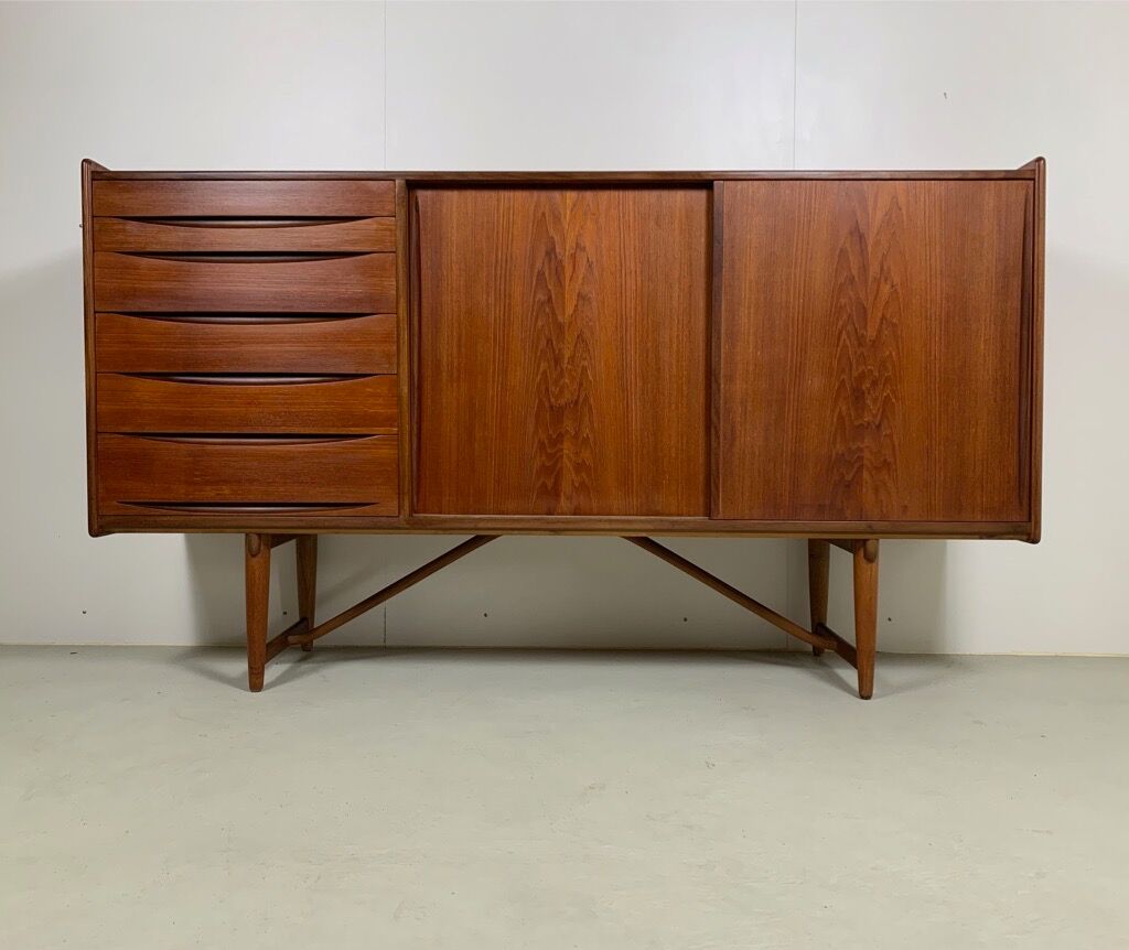 Teak MidCentury Sideboard by Fred Kayser 1960s
