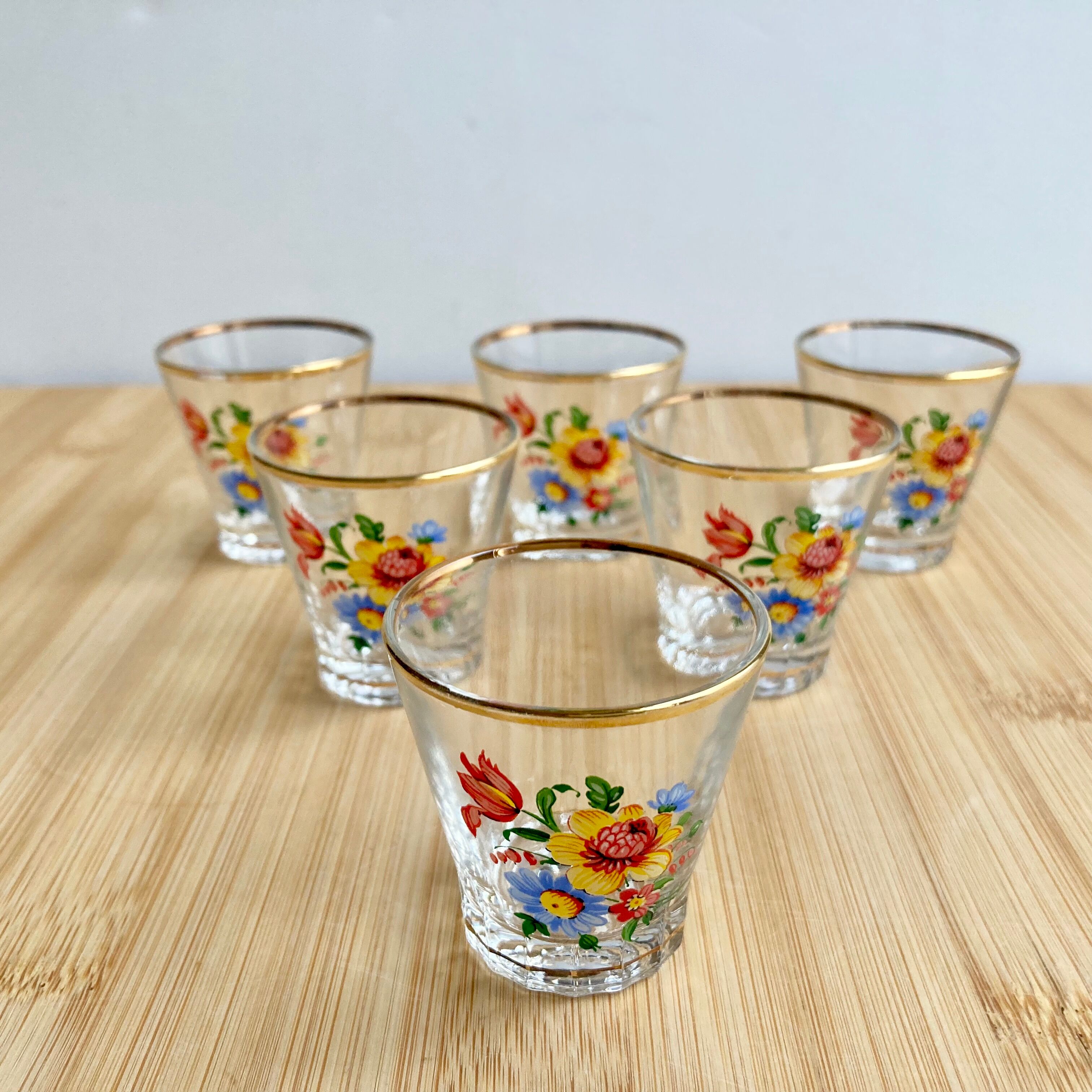 Vintage shot glass 60's