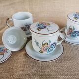 Set of 3 herbal teapots