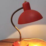 Vintage desk lamp with a swan neck from the 1950s.
