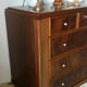 Commode art déco en palissandre et acajou