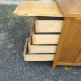 Oak administrative desk
