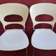 Lot de 4 chaises fonte aluminium et plastique modéle Tonia de Bontempi - Italie, estampillées