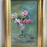 Signed bouquet of flowers table