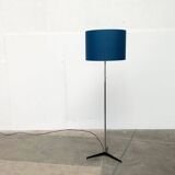 Blue tripod floor lamp from the mid-century German space age by Staff Leuchten, 1960s.