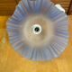 Old tosel suspension frosted blue glass vintage style #e469