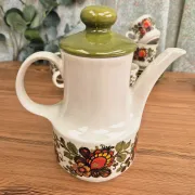 Colourful vintage 70s coffee maker