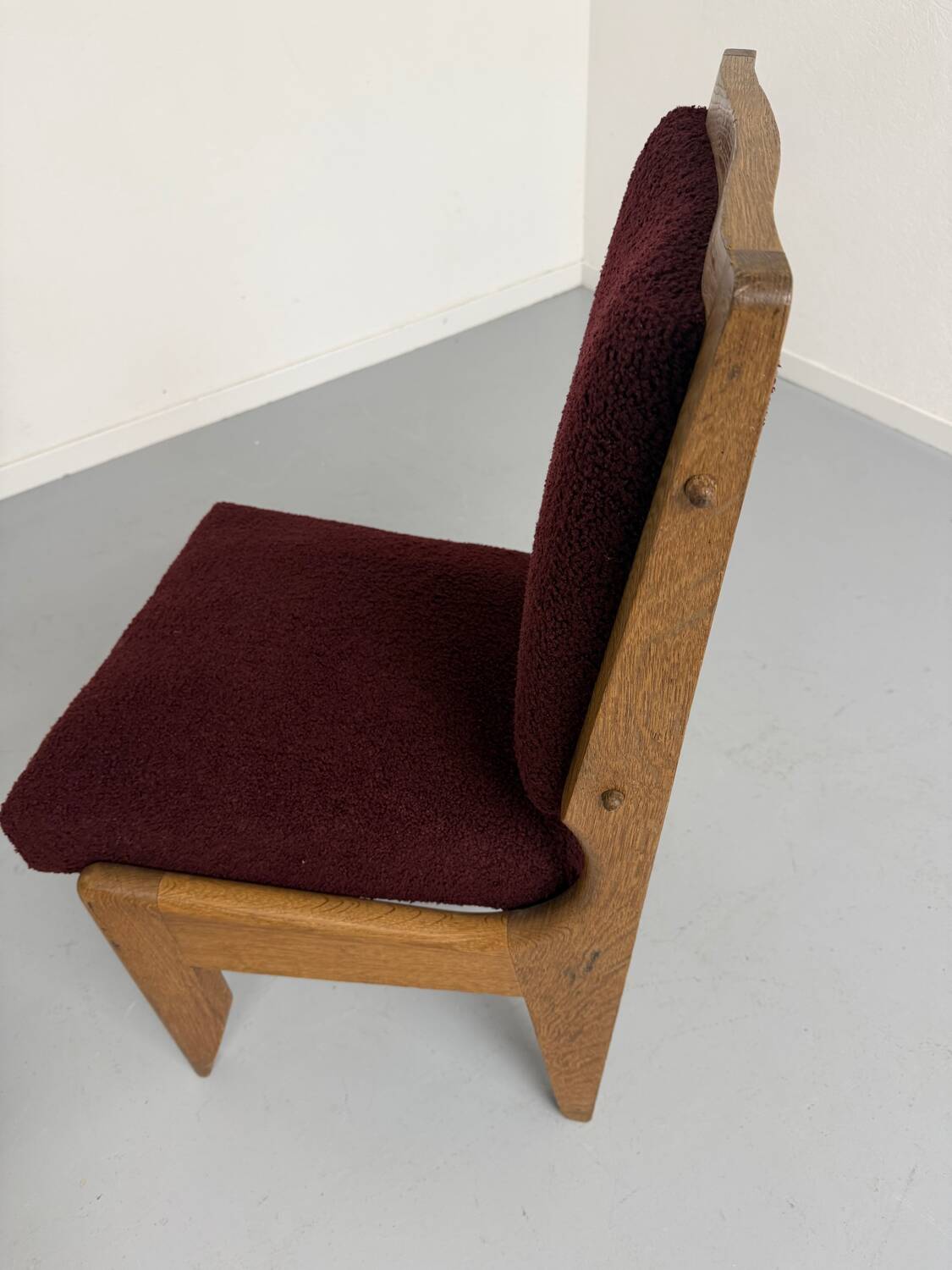 Vintage Guillerme & Chambron designer armchair from the 1960s