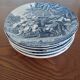 Gien porcelain plates, hunting scenes