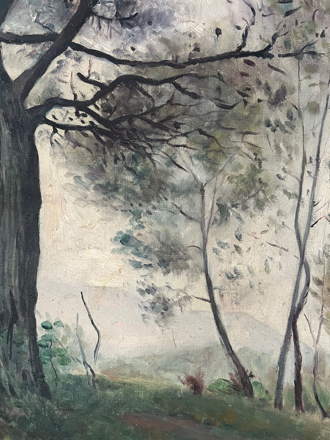 The clearing, oil on canvas "Memory of my brother Pierre 1898"