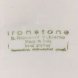 Assiette italienne fleur jaune