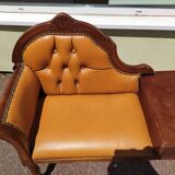 Old phone furniture with seating