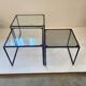 Trundle table 1970 metal bamboo way