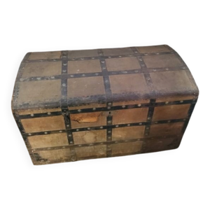 malle ancienne bois et
