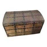Old wooden and metal mallet