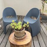 Pair of Slide armchairs from the 80s