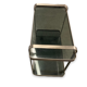 Design service 1960s brushed steel and glass