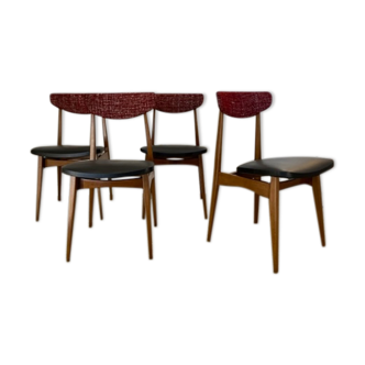 4 chairs restored