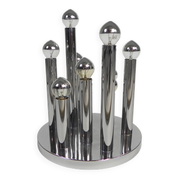 Sciolari 9-light ceiling lamp for Boulanger, 1970s