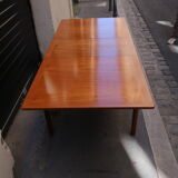Nathan furniture dining table in 60s teak with butterfly extension