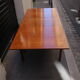 Nathan furniture dining table in 60s teak with butterfly extension