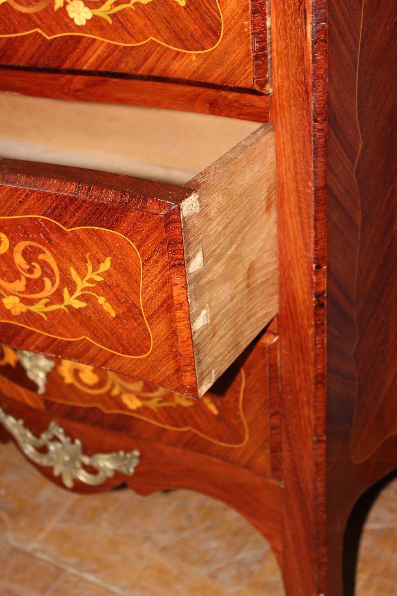 Louis XV style secretary stamped A. Monin, late 19th century