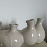 White ceramic soliflore