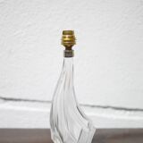 Vintage lamp, crystal lamp, table lamp, bedside lamp, asymmetrical lamp, 50's