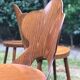 Suite de 6 chaises Baumann signées modèle Trèfle