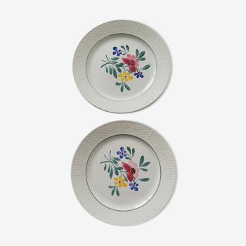 Pair of dessert plates