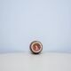 vintage brown & beige dripping West Germany vase (2)