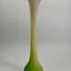 Large vintage Murano style blown glass corolla vase